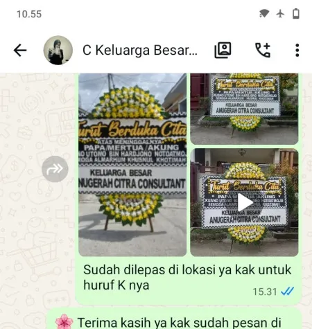 Pengiriman Papan Bunga Duka Lapangan Banteng