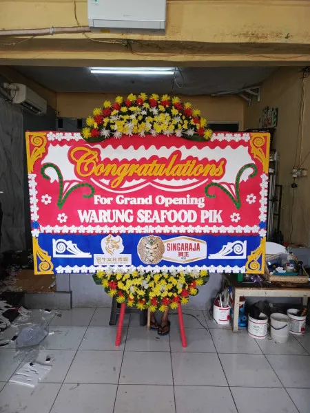 Papan Bunga Ucapan Selamat Lapangan Banteng