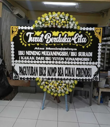 Papan Bunga Duka Lapangan Banteng