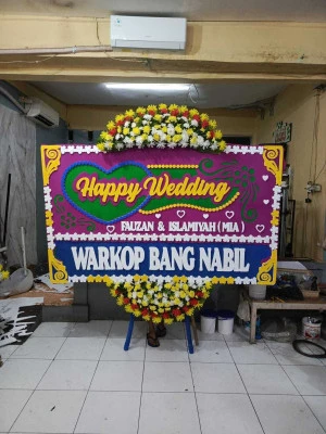 Papan Bunga di Lapangan Banteng