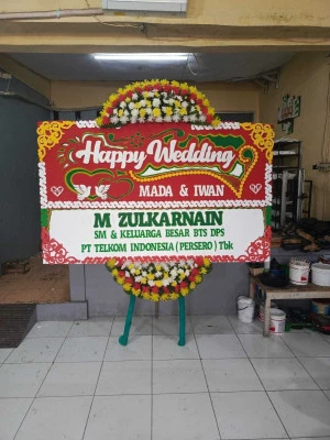 Papan Bunga di Lapangan Banteng