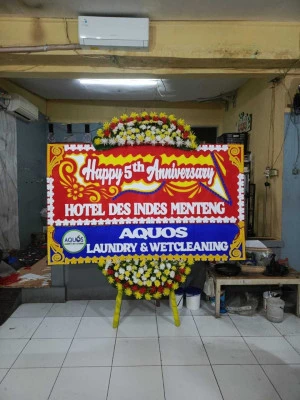 Papan Bunga di Lapangan Banteng