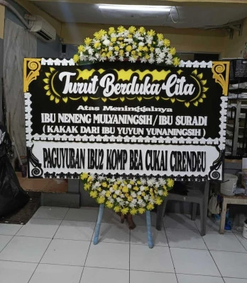 Papan Bunga di Lapangan Banteng