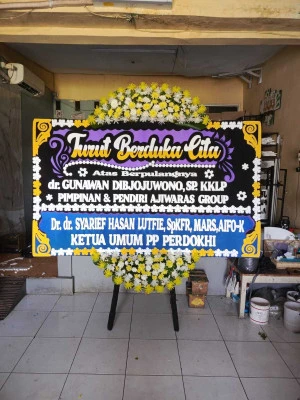 Papan Bunga di Lapangan Banteng